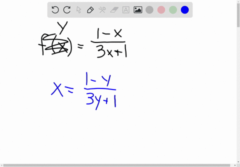 find-a-symbolic-representation-for-f-1x-fxfrac1-x3-x1