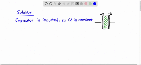 the-space-between-the-plates-of-an-isolated-parallel-plate-capacitor-is-filled-with-a-slab-of-dielec