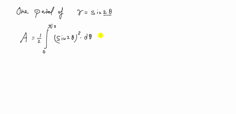 find-the-area-of-the-region-one-petal-of-rsin-2-theta