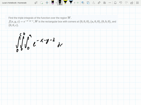 SOLVED:Find the triple integrals of the function over the region W. f(x ...