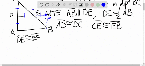 given-d-is-the-midpoint-of-overlinea-c-and-e-is-the-midpoint-of-overlineb-c-prove-overlined-e-overli