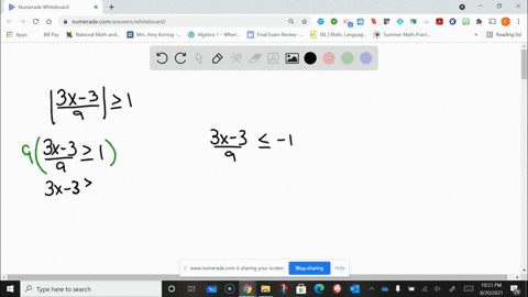 solve-each-absolute-value-inequality-leftfrac3-x-39right-geq-1-3