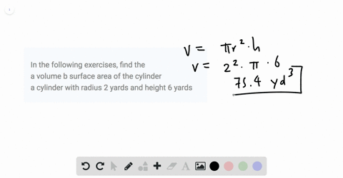 in-the-following-exercises-find-the-a-volume-b-surface-area-of-the-cylinder-a-cylinder-with-radius-2