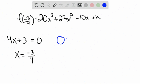 find-k-so-that-4-x3-is-a-factor-of-20-x323-x2-10-xk