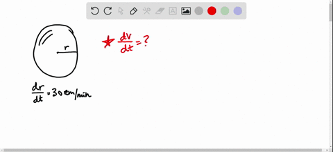 in-exercises-5-8-assume-that-the-radius-r-of-a-sphere-is-expanding-at-a-rate-of-30-mathrmcm-mathrm-3