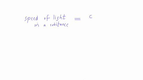 what-is-the-speed-of-light-in-a-substance-whose-index-of-refraction-is-162