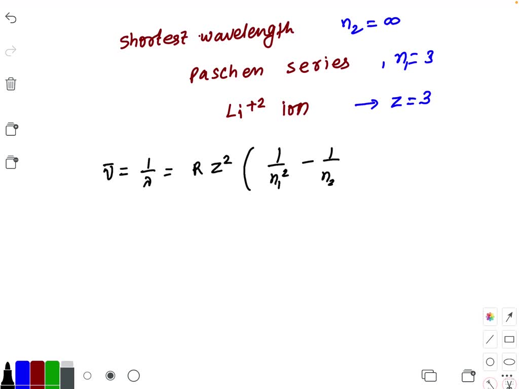 What Is The Shortest Wavelength Of Brackett Series