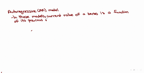 SOLVED: What is the primary difference between a time-series model and ...