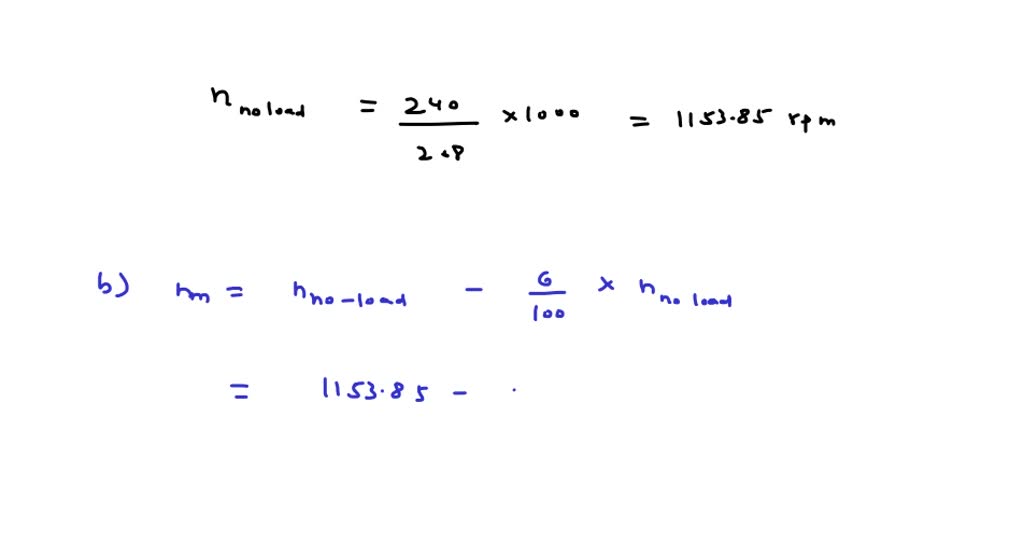 SOLVED: A shunt-connected motor has the magnetization curve shown in ...