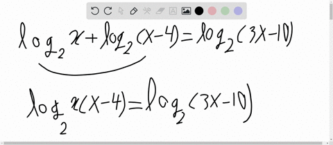 solve-log-_2-xlog-_2x-4log-_23-x-10