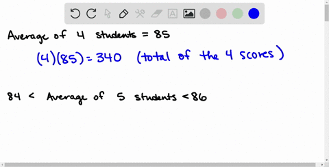 if-the-average-test-score-of-four-students-is-85-which-of-the-following-scores-could-a-fifth-stude-2