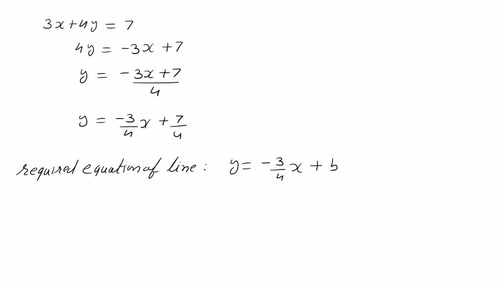 SOLVED:Write a slope-intercept equation for the l…