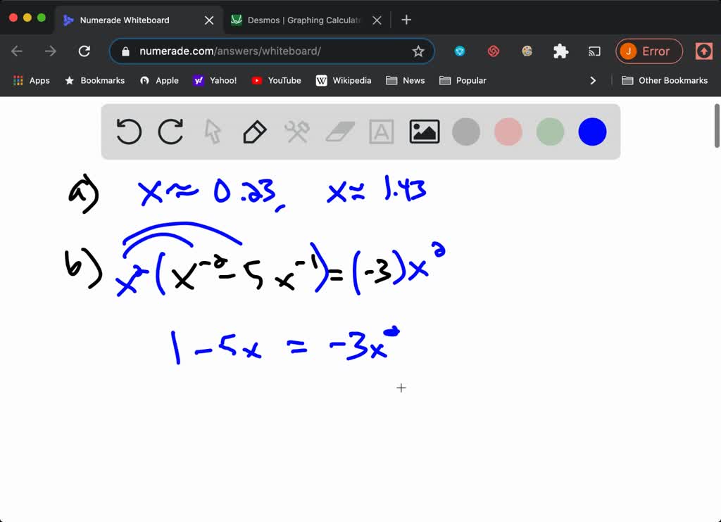 Solved Use 5 Digit Arithmetic With Chopping To D