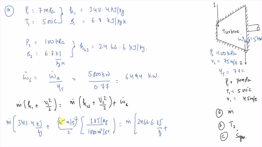 solved-steam-enters-an-adiabatic-turbine-steadily-at-mpa-500-c-and