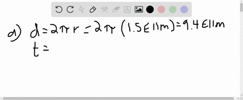 the-average-distance-between-earth-and-the-sun-is-15-times-1011-mathrmm-a-calculate-the-average-spee
