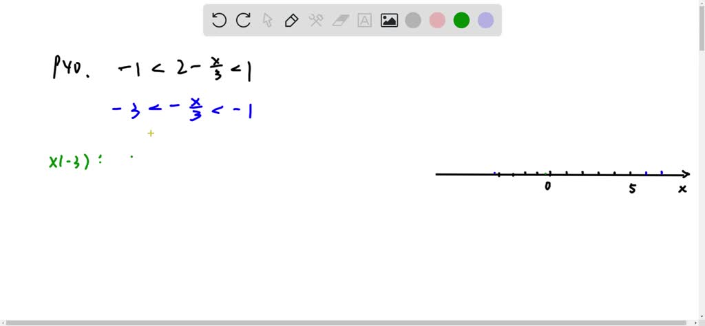 SOLVED:Solving a Linear Inequality In Exercises 13-42, solve the ...