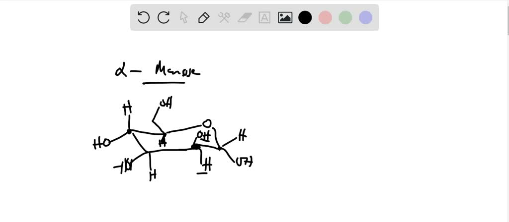 Draw structures for the following compounds. a. α-D-Mannose 6-phosphate ...