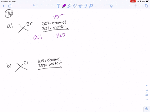 a-identify-the-substitution-products-that-form-when-2-bromo-2-methylpropane-is-dissolved-in-a-mixtur