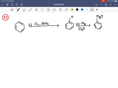 what-could-be-the-product-for-the-following-reaction-i-mathrmcl_2-mathrmalcl_3-ii-mathrmmg-mathrme-2