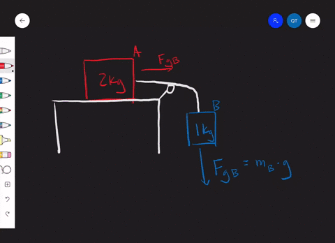 as-shown-in-the-diagram-above-a-2-kilogram-mass-lies-on-horizontal-rough-surface-while-a-1-kilogram-