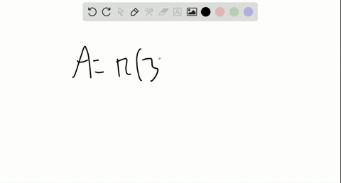determine-the-exact-area-for-the-given-circle