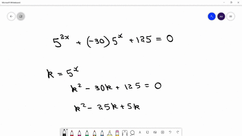the-roots-of-the-equation-52-x-30-5x1250-are-a-12-b-510-c-526-d-45