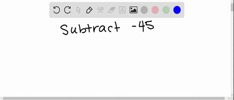 state-the-inverse-operation-subtract-45