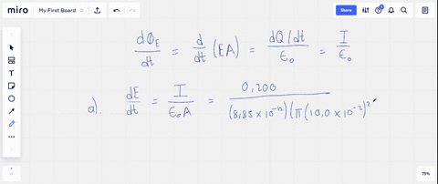 a-0200-a-current-is-charging-a-capacitor-that-has-circular-plates-100-cm-in-radius-if-the-plate-sepa