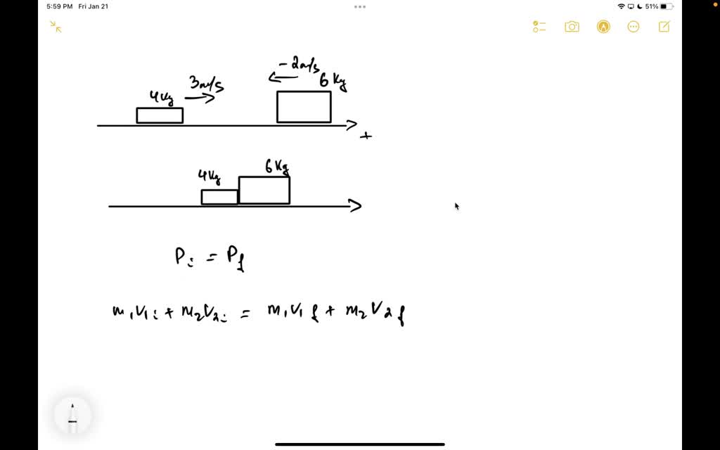 A 4.0-kilogram mass is moving at 3.0 meters per second toward the right ...