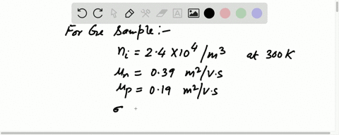 the-intrinsic-carrier-concentration-text-of-a-germanium-sample-is-24-times-1014-mathrmm3-at-300-math