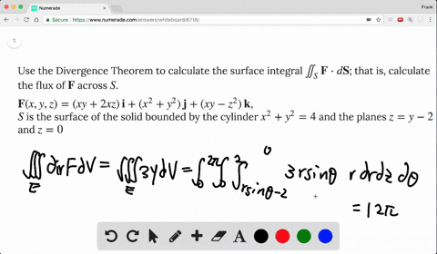 Solved Use The Divergence Theorem To Calculate The Surface Integral Iint S Textbf F Cdot D Textbf S That Is Calculate The Flux Of Textbf F Across S Textbf F X Y Z Xye Z Textbf I
