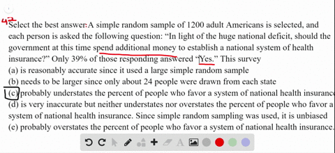 select-the-best-answer-a-simple-random-sample-of-1200-adult-americans-is-selected-and-each-person-is