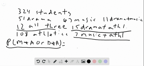 determine-each-probability-if-a-student-is-selected-at-random-from-the-class-ptext-athletics-and-dra