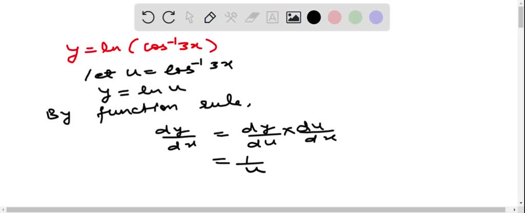 SOLVED:Find the differential coefficient of y=ln(cos^-1 3 x)