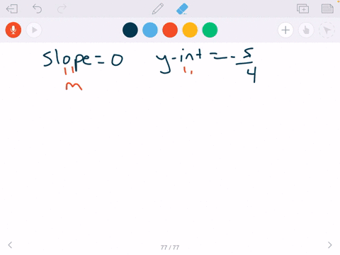 5y 15 0 in slope intercept form