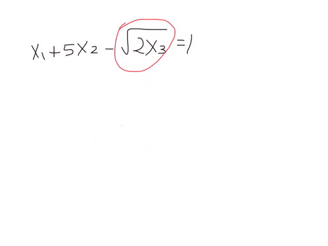 in-each-part-determine-whether-the-equation-is-linear-in-x_1-x_2-and-x_3-a-x_15-x_2-sqrt2-x_31-b-x-2