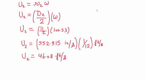 a-centrifugal-radial-water-pump-has-the-dimensions-shown-in-fig-p1215-the-volume-rate-of-flow-is-025