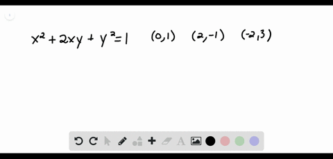 9-14-points-on-a-graph-determine-whether-the-given-points-are-on-the-graph-of-the-equation-x22-x-yy2