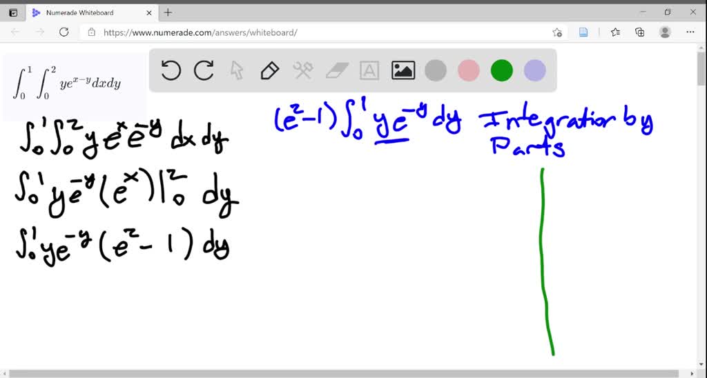 Solved Calculate The Iterated Integral ∫0 1 ∫0 2 Y E X Y D X D Y