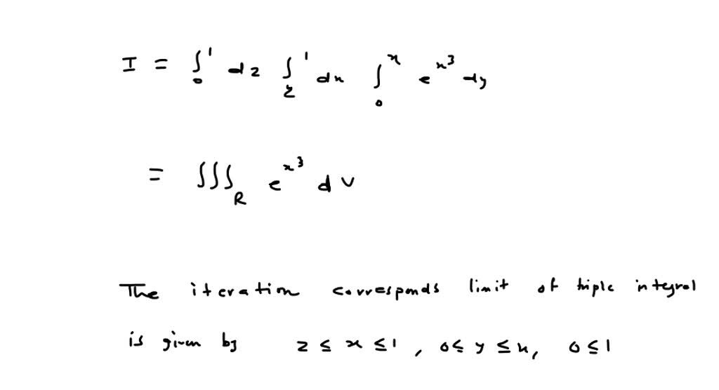 SOLVED:In Exercises 27-28, Evaluate The Given Iterated Integral By ...