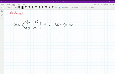 find-a-parametric-equations-and-b-symmetric-equations-of-the-line-the-line-through-213-and-404