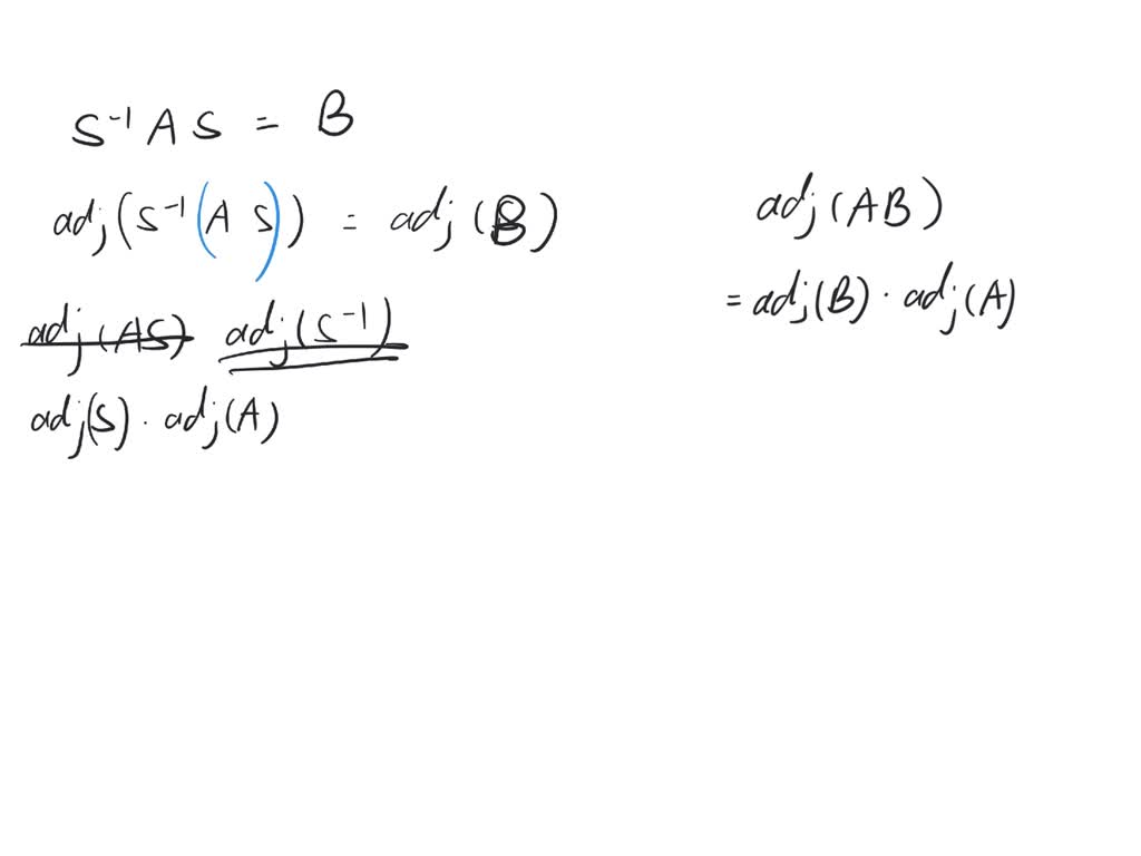 SOLVED:If A and B are invertible n ×n matrices, and if A is similar to ...