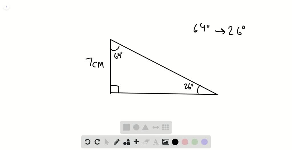 solved-the-shortest-side-of-a-right-triangle-is-7-cm-and-one-of-the