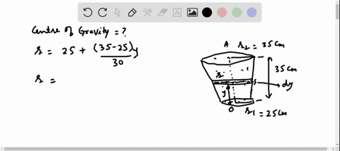 a-bucket-is-made-from-thin-sheet-metal-the-bottom-and-top-of-the-bucket-have-radii-of-250-mathrmcm-a