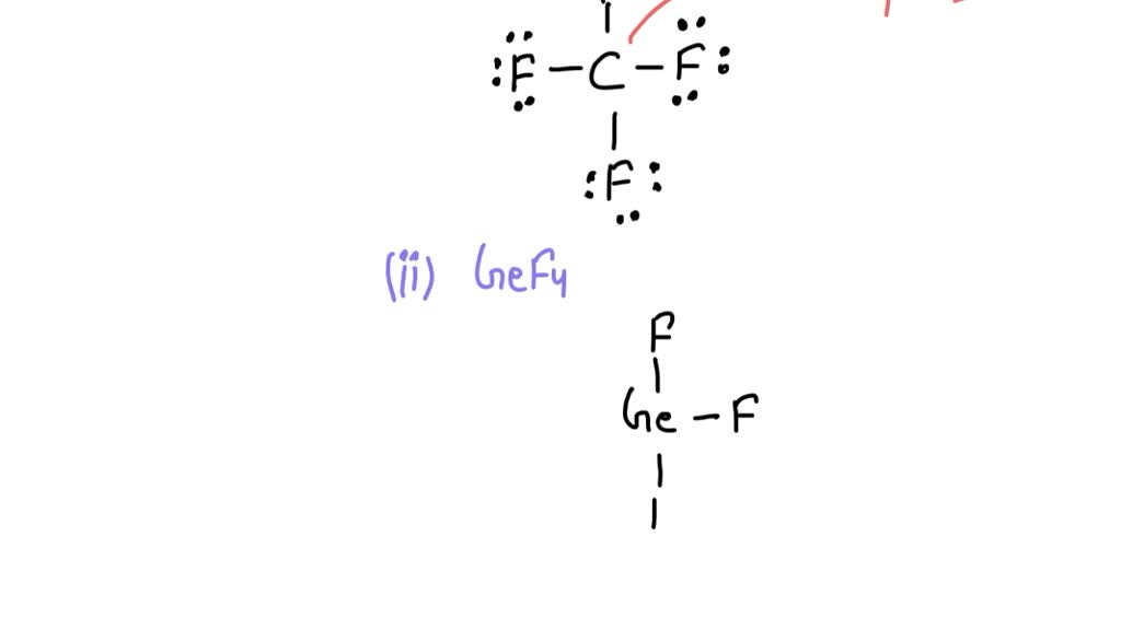 SOLVED:Draw Lewis structures for CF4, GeF4, and GeF6 ^2-. Predict the ...