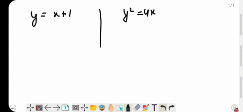 the-line-yx1-is-a-tangent-to-the-curve-y24-x-at-the-point-a-12-b-21-c-1-2-d-12