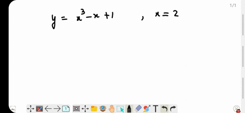 find-the-slope-of-the-tangent-to-curve-yx3-x1-at-the-point-whose-x-coordinate-is-2