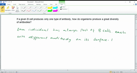 if-a-given-b-cell-produces-only-one-type-of-antibody-how-do-organisms-produce-a-great-diversity-of-a