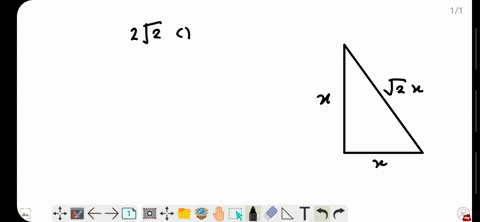 refer-to-the-45circ-45circ-90circ-triangle-if-the-hypotenuse-has-length-2-sqrt2-centimeters-how-long