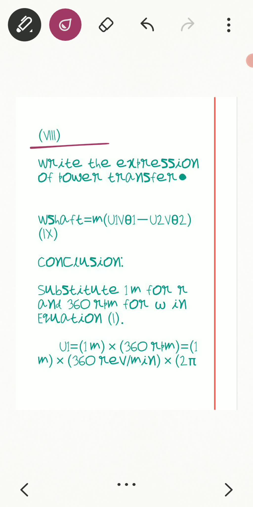 SOLVED:A turbine stage is designed with a constant axial velocity of ...
